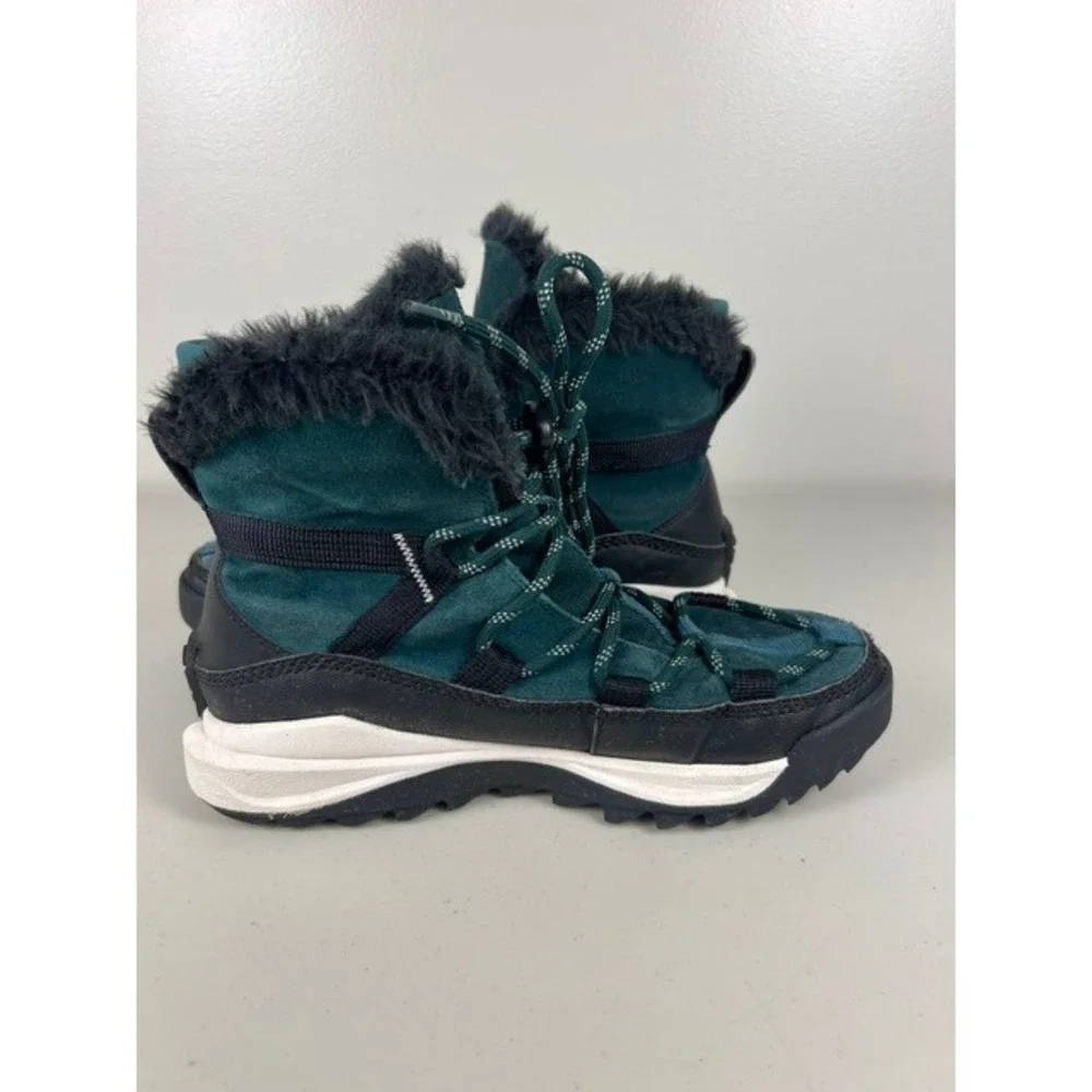Sorel Kinetic Impact NXT Boot Dark Green Black Faux Fur Waterproof NL5050-301 9